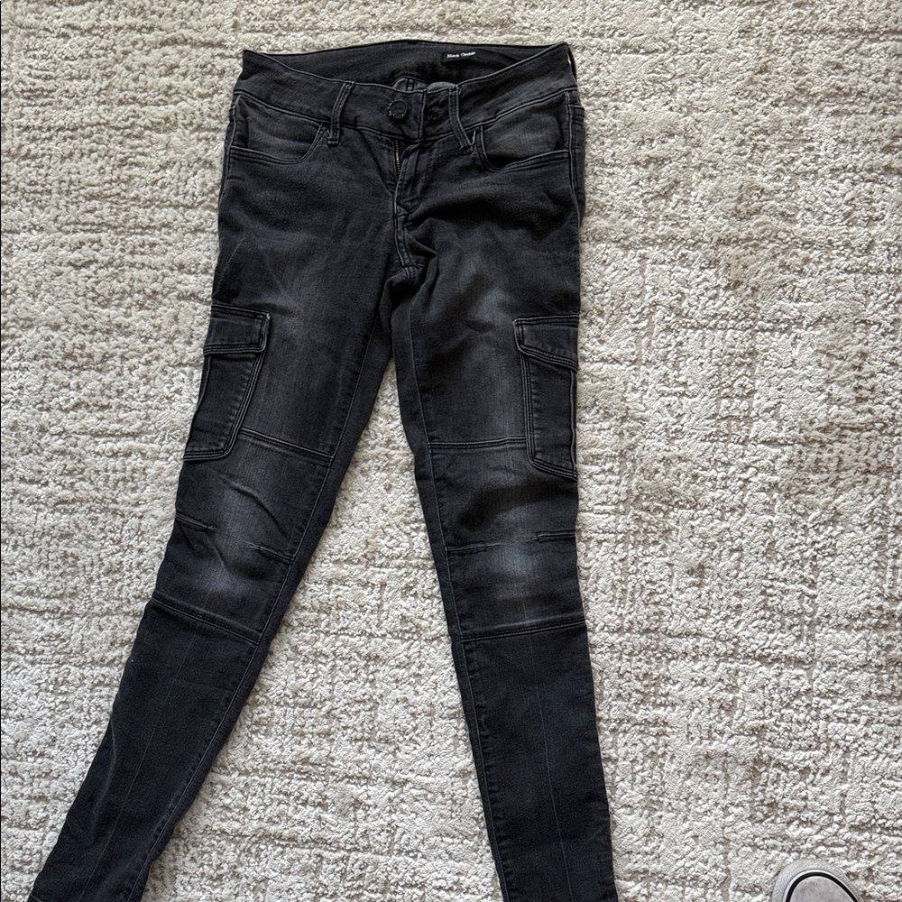 Black Orchid Charcoal Gray High-Rise Jeans